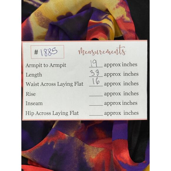 DressBarn Watercolor & Black Short Cap Sleeve To Knee Pencil Dress Size 12 - Picture 9 of 9